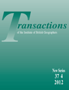 Transactions of the IBG cover